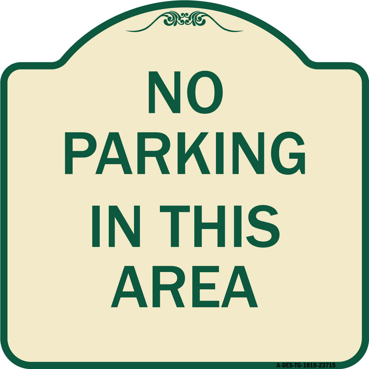 No Parking in This Area