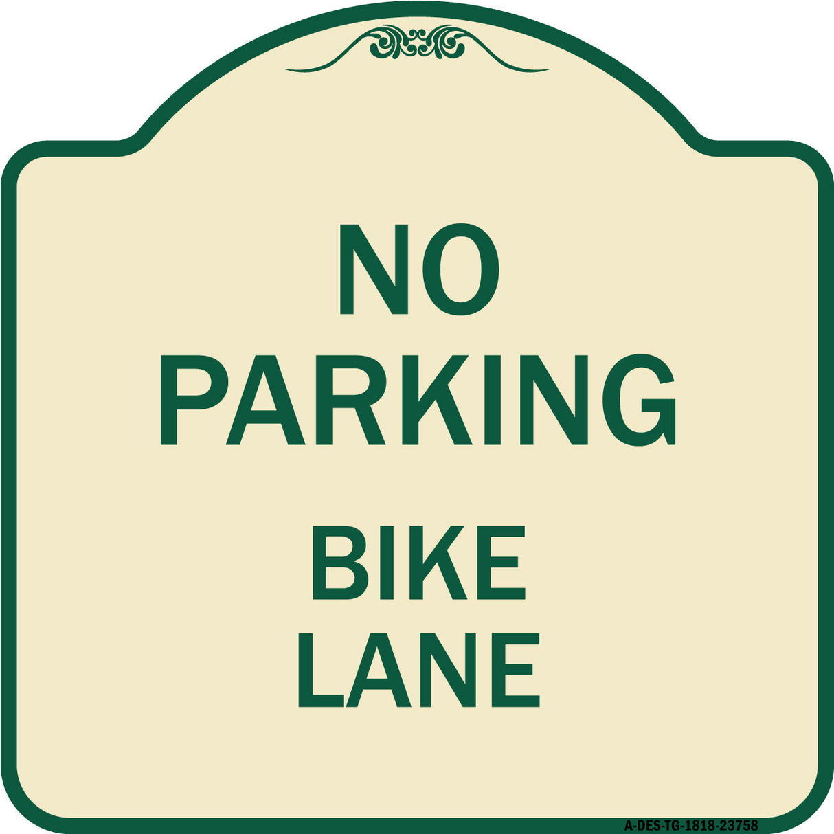 No Parking Bike Lane