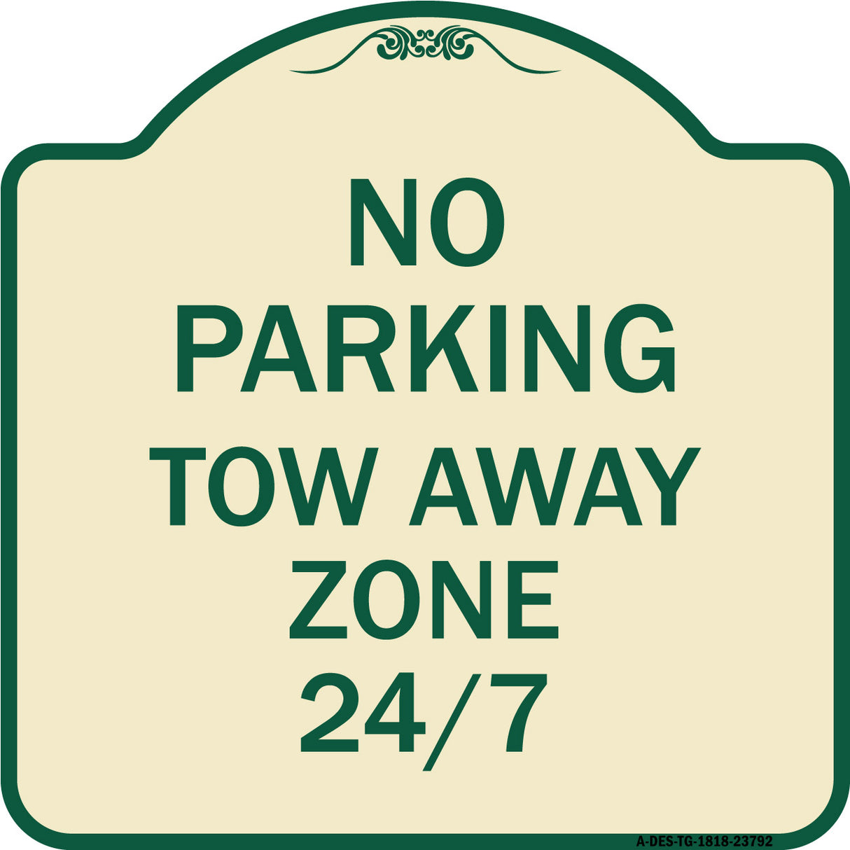 No Parking - Tow Away Zone 247