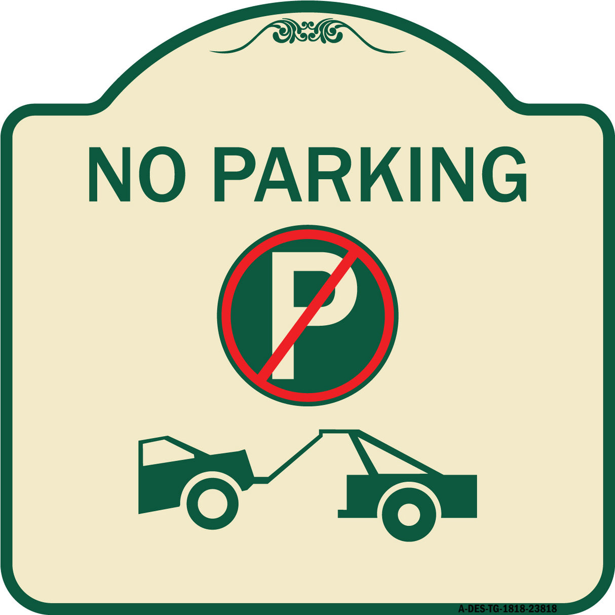 No Parking (No Parking Symbol and Tow Truck Symbol)
