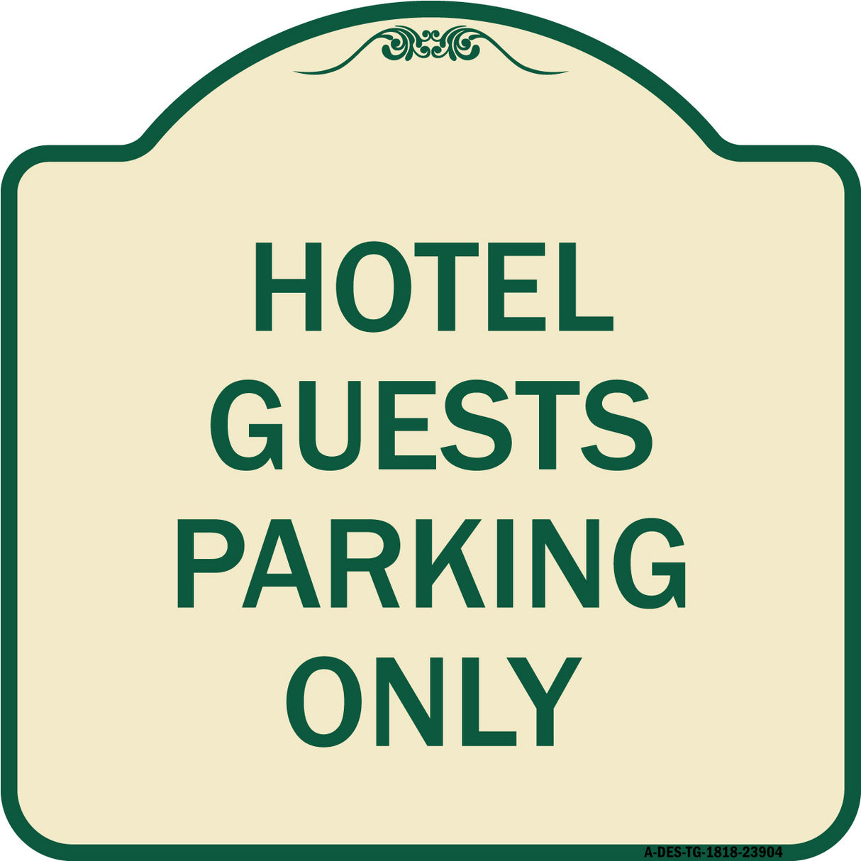 Hotel Guest Parking Only