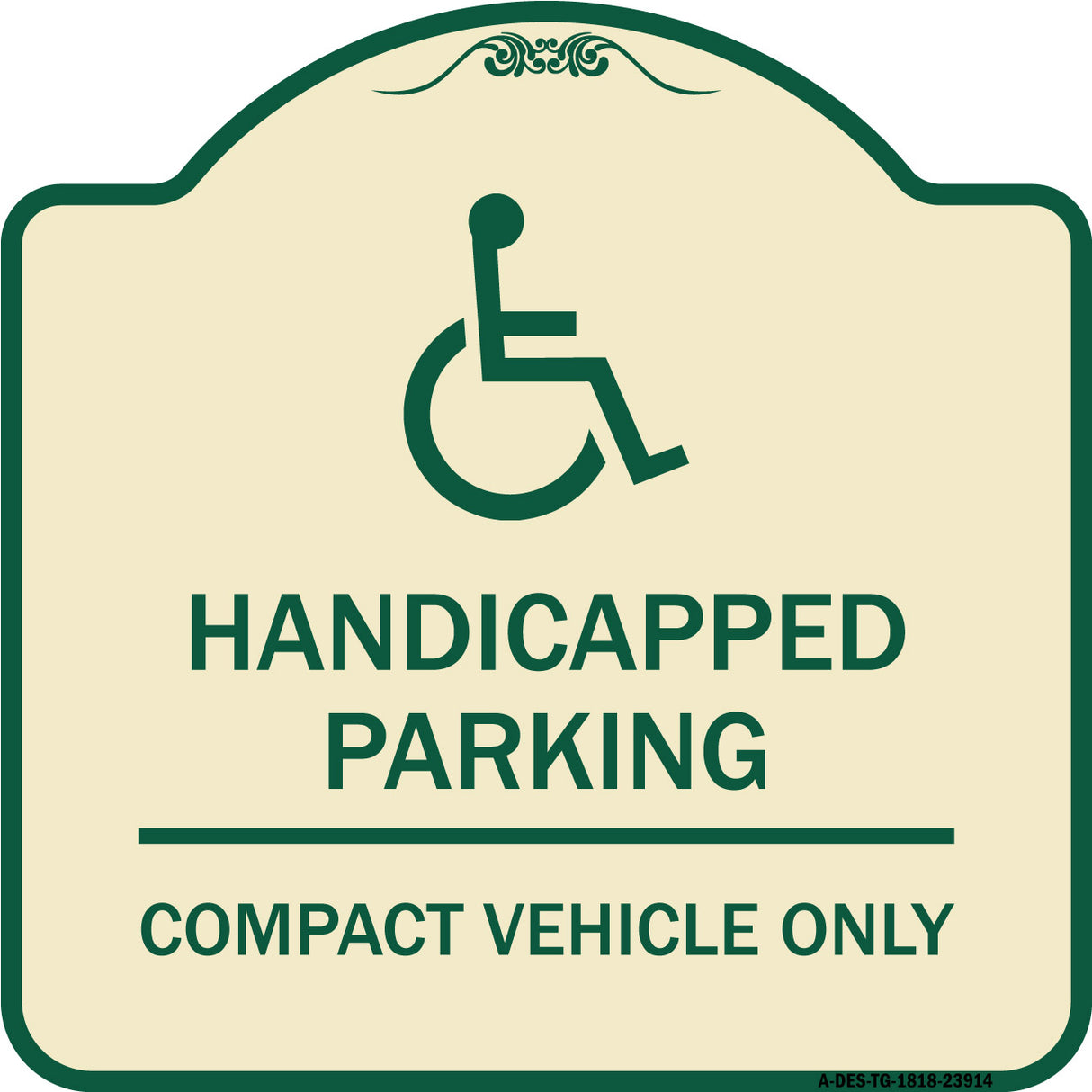 Handicapped Parking - Compact Vehicle Only
