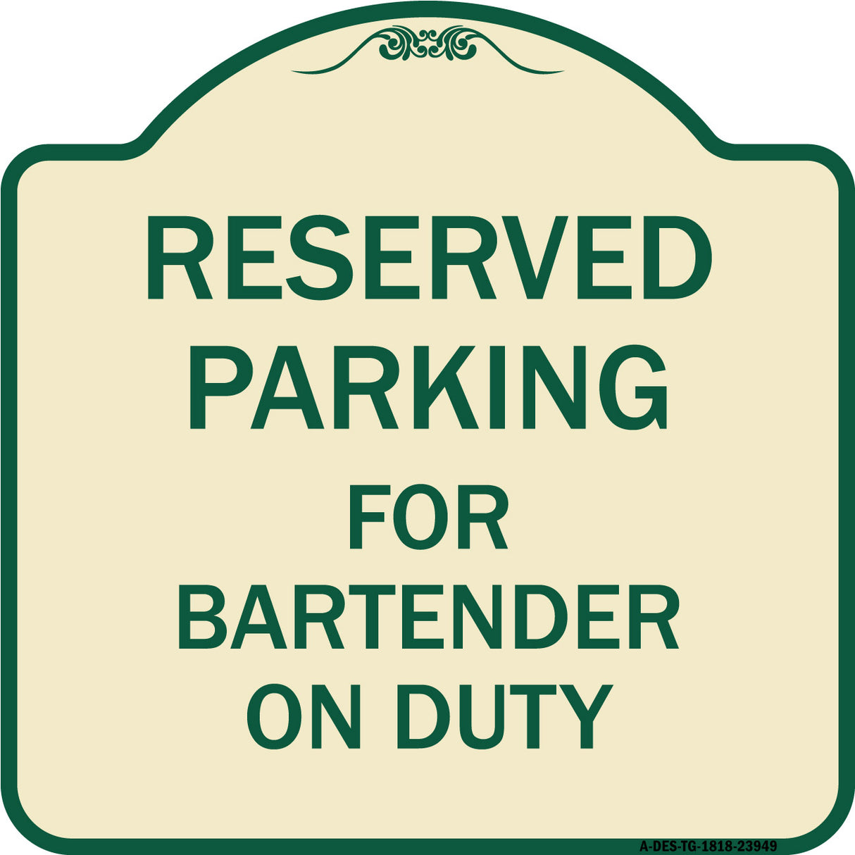 For Bartender on Duty