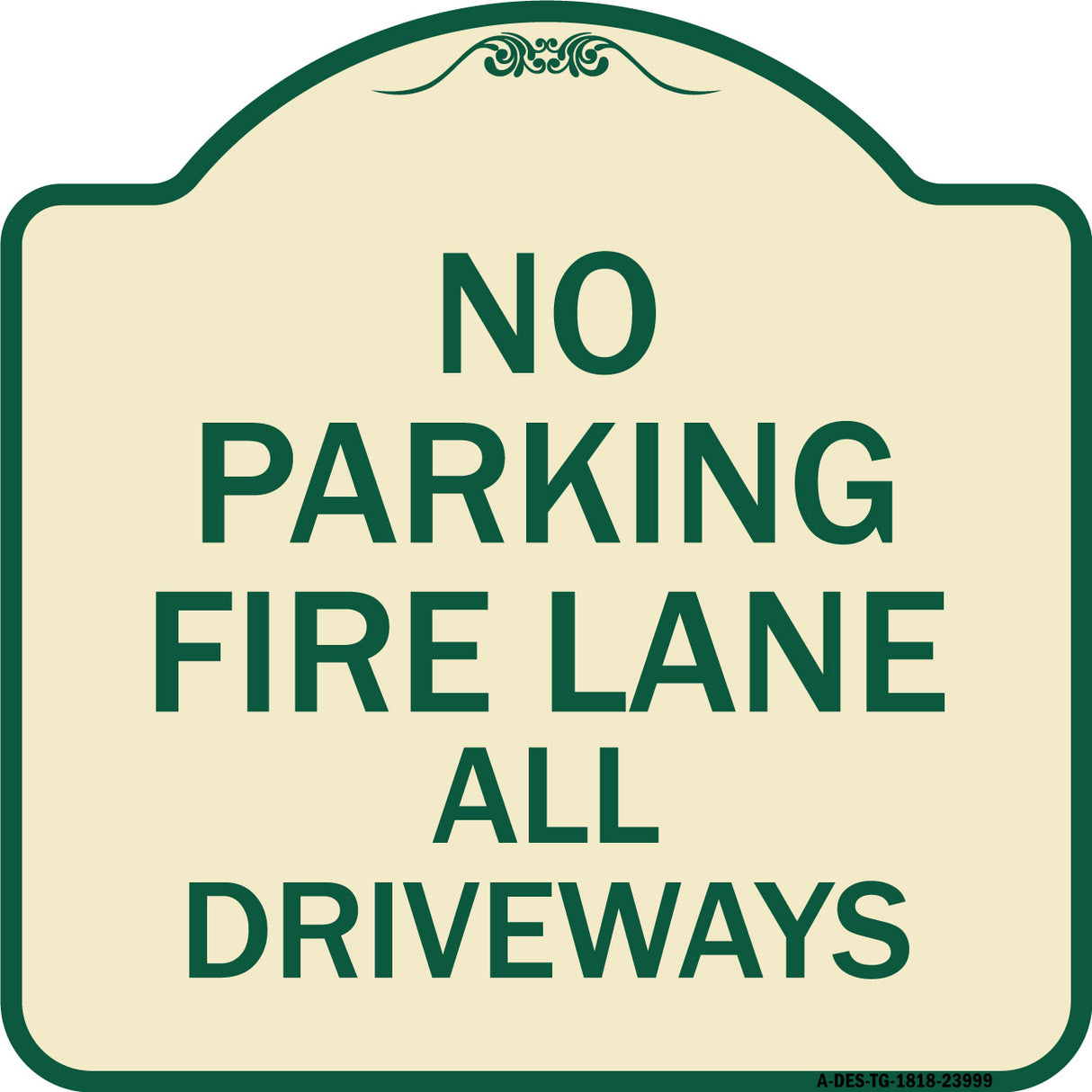 Fire Lane All Driveways