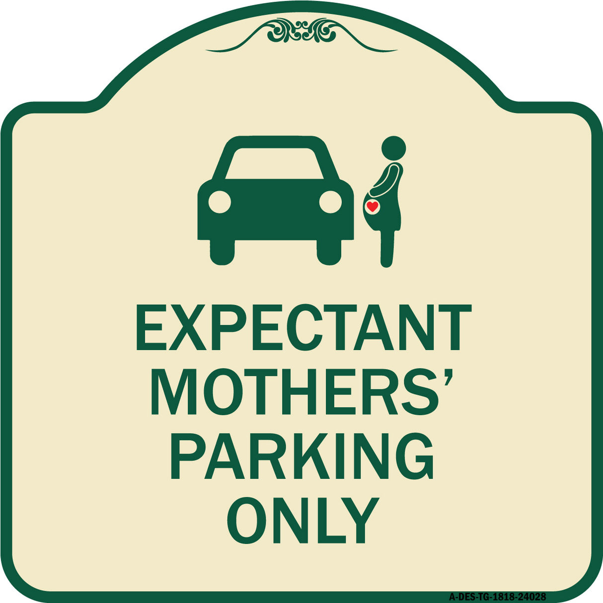 Expectant Mothers' Parking Only (With Graphic)