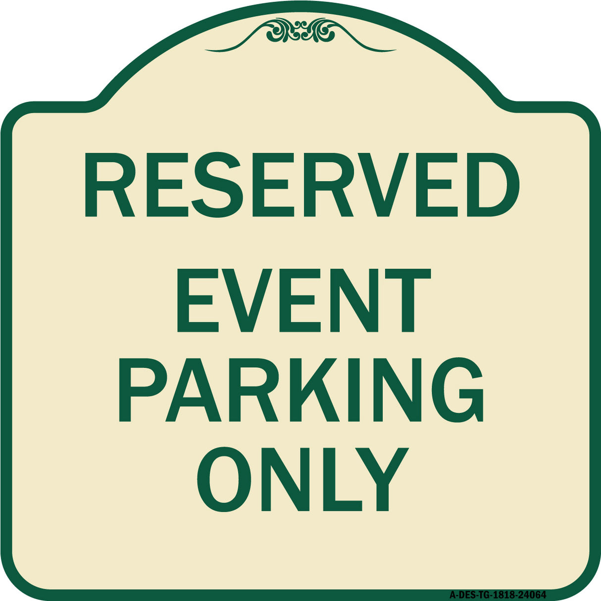 Event Parking Only