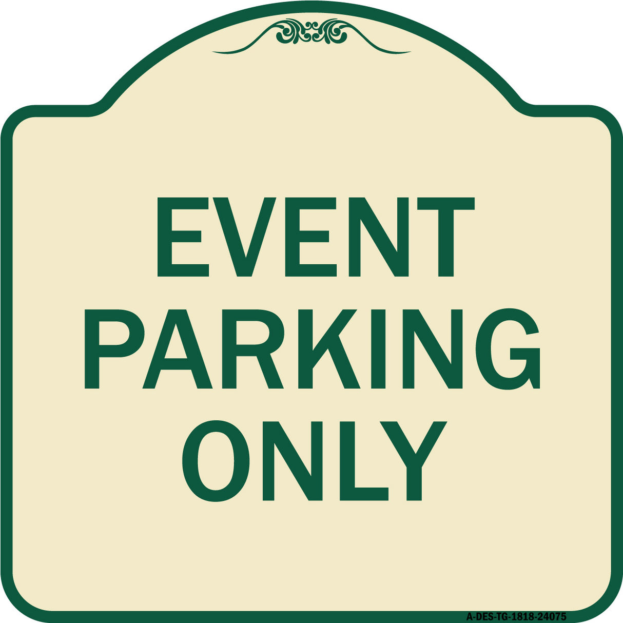 Event Parking Only