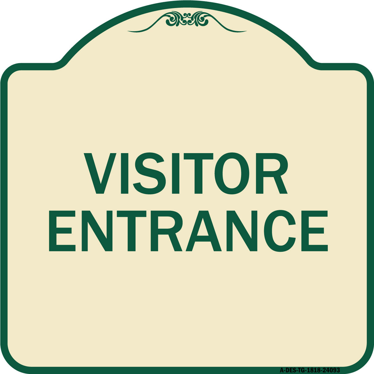 Entrance Sign Visitor Entrance