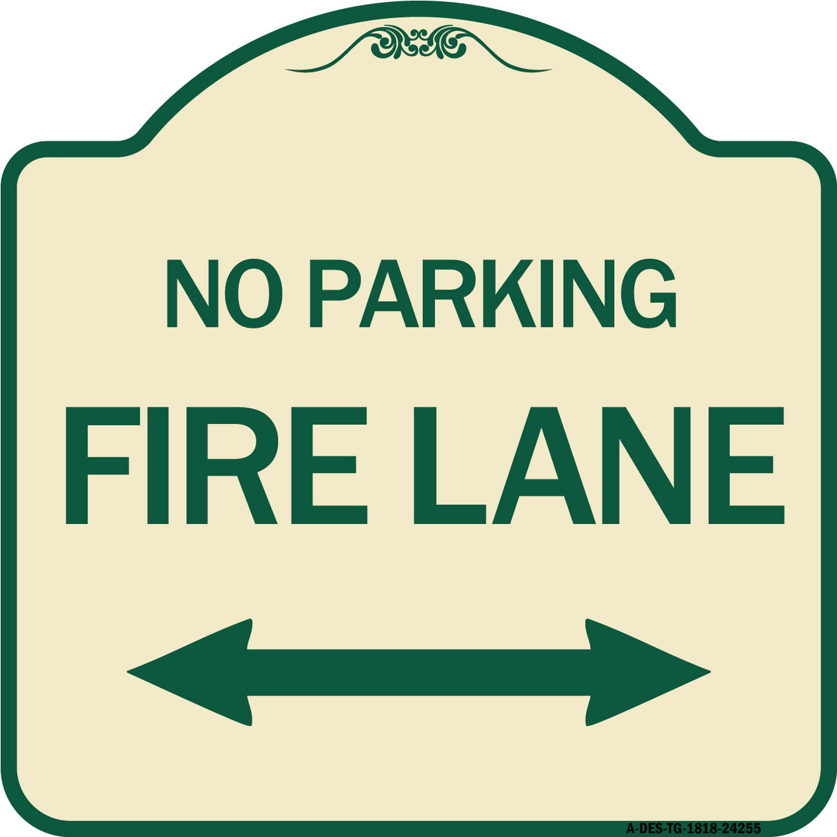 Colorado Fire Lane (With Bidirectional Arrow)