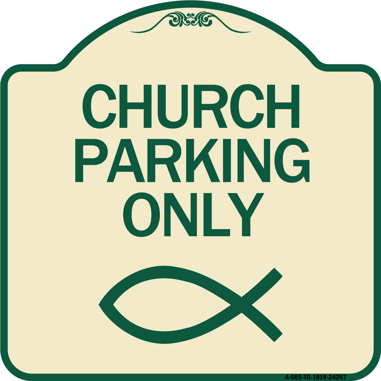 Church Parking Only (Symbol)