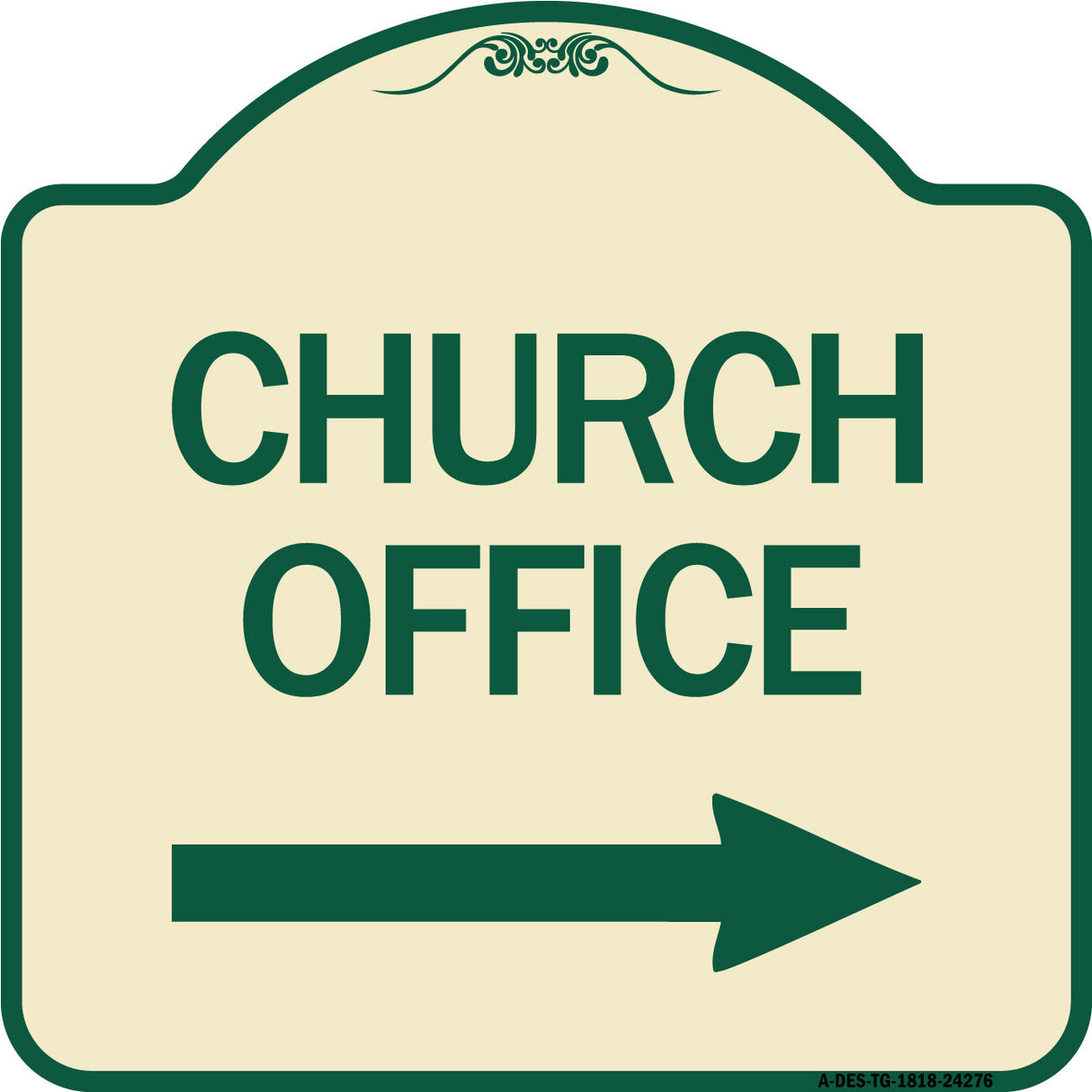 Church Office (With Right Arrow)