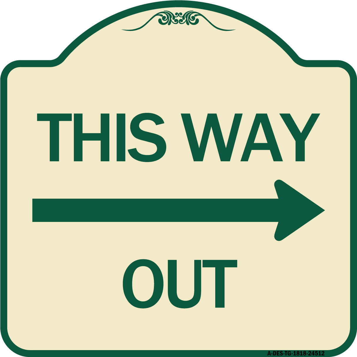 This Way Out (Right Arrow)