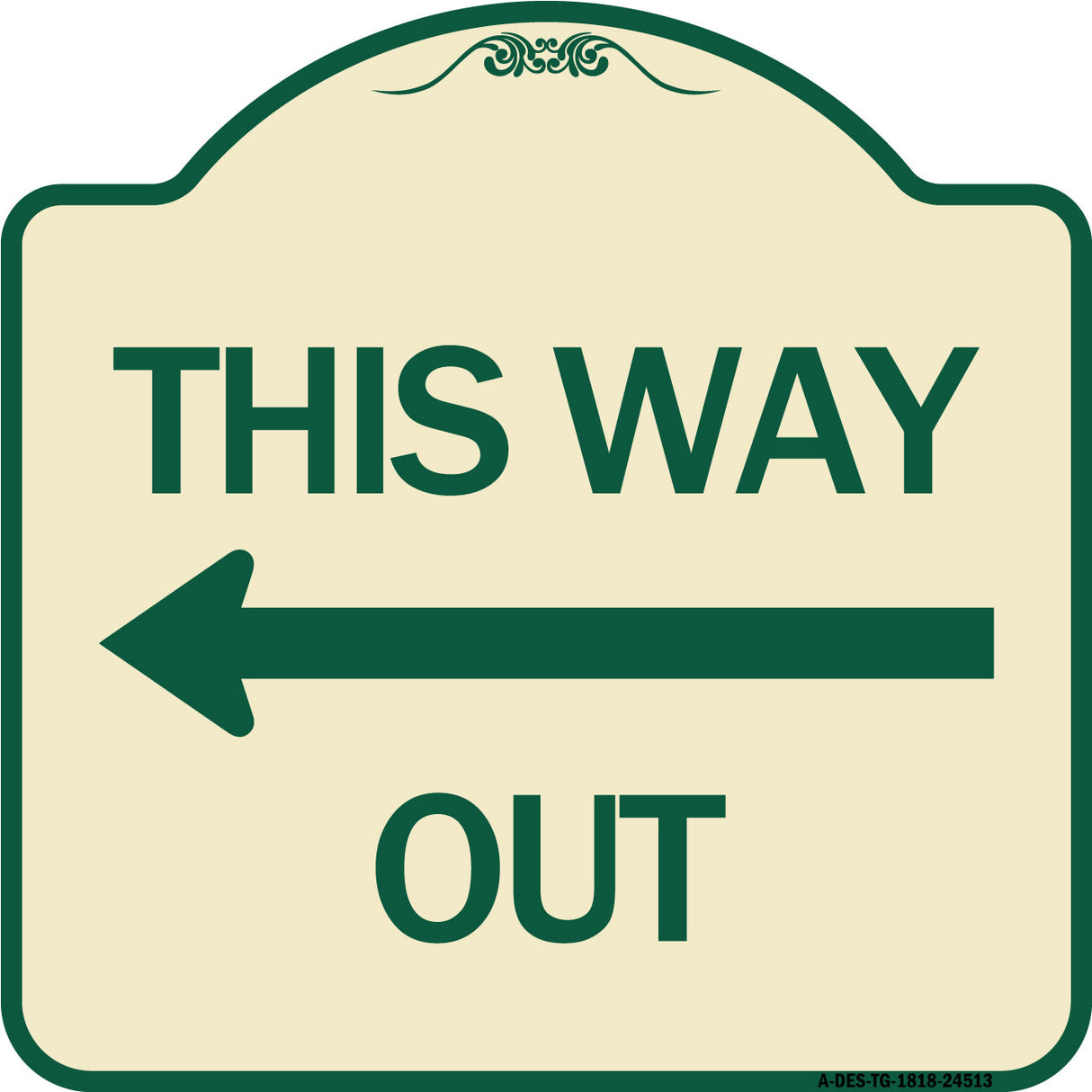 This Way Out (Left Arrow)