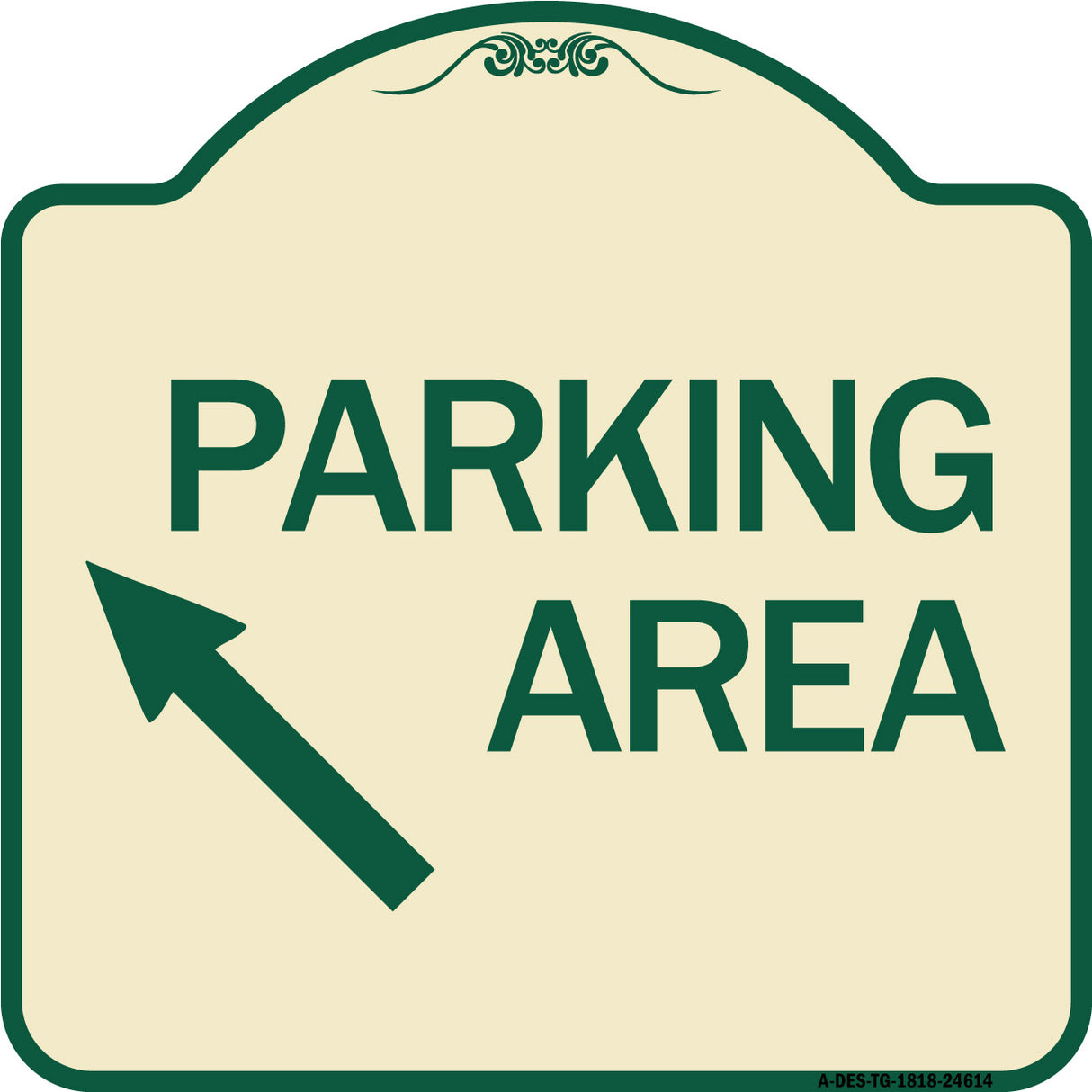 Parking Area (Up Left Arrow Symbol)