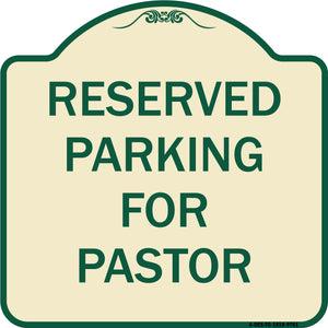 Reserved Parking For Pastor