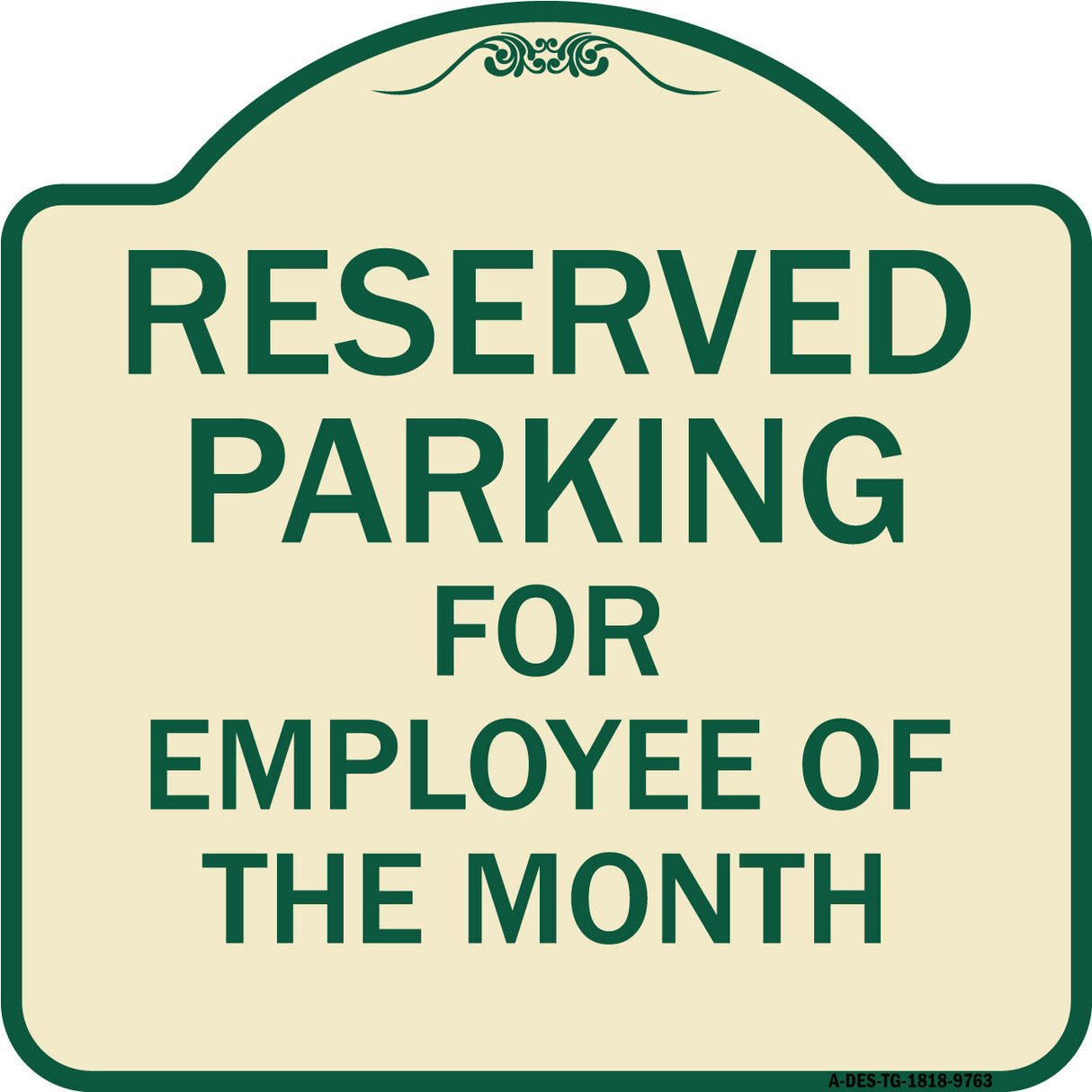 Reserved Parking For Employee Of The Month