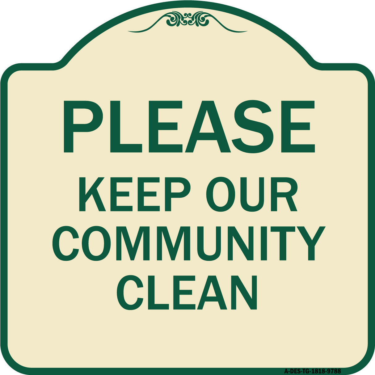 Please Keep Our Community Clean