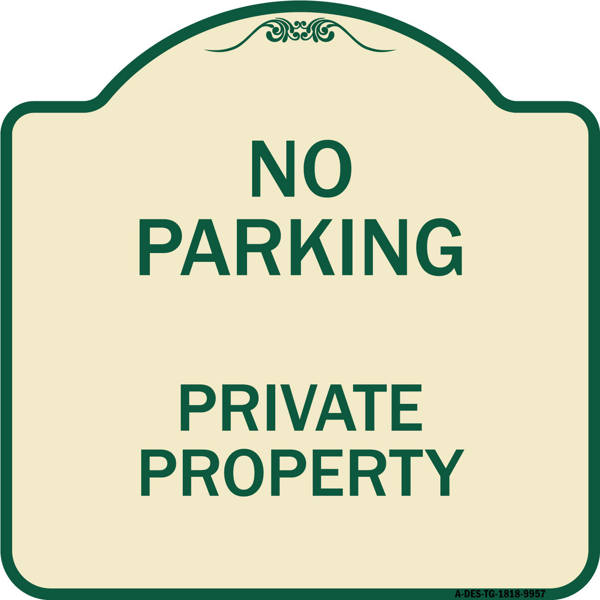 No Parking Private Property