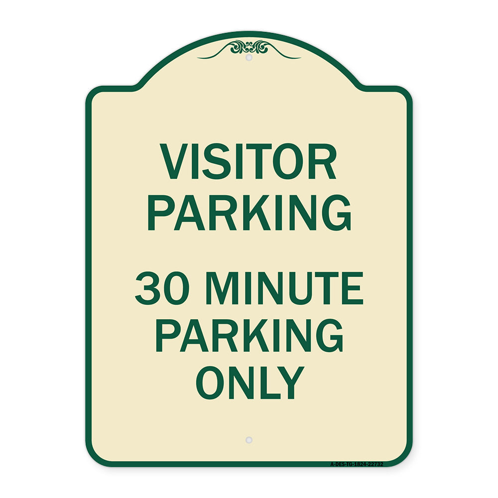 Visitor Parking 30 Minute Parking Only