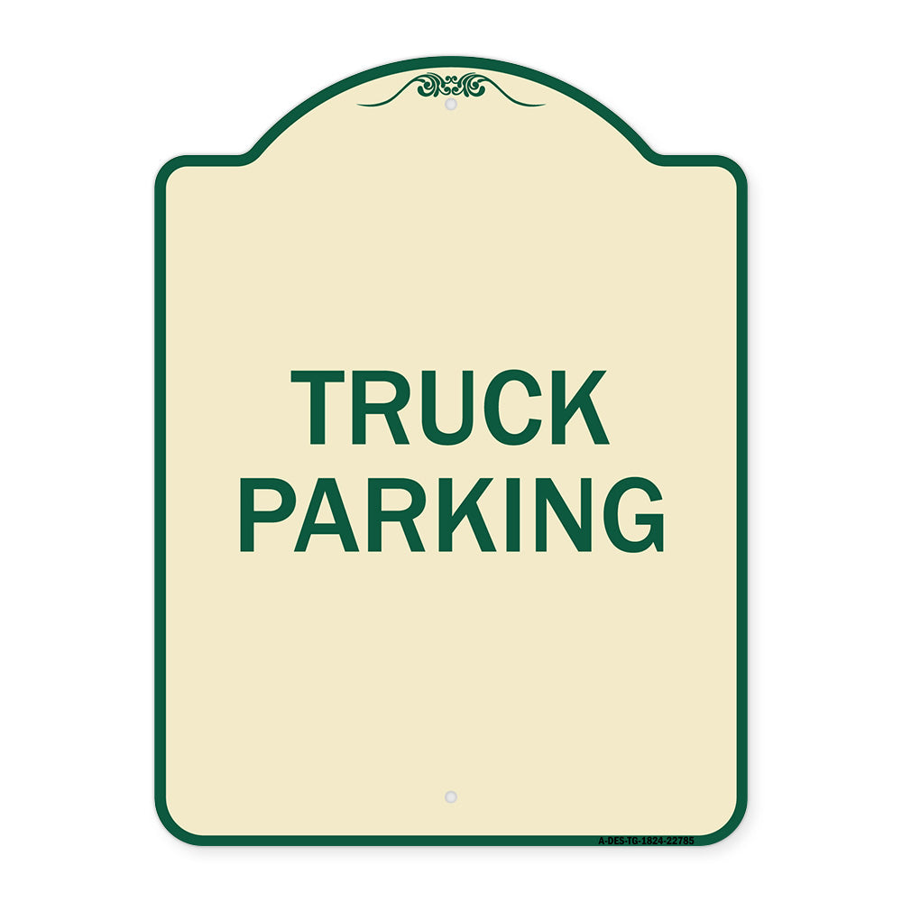 Truck Sign Truck Parking