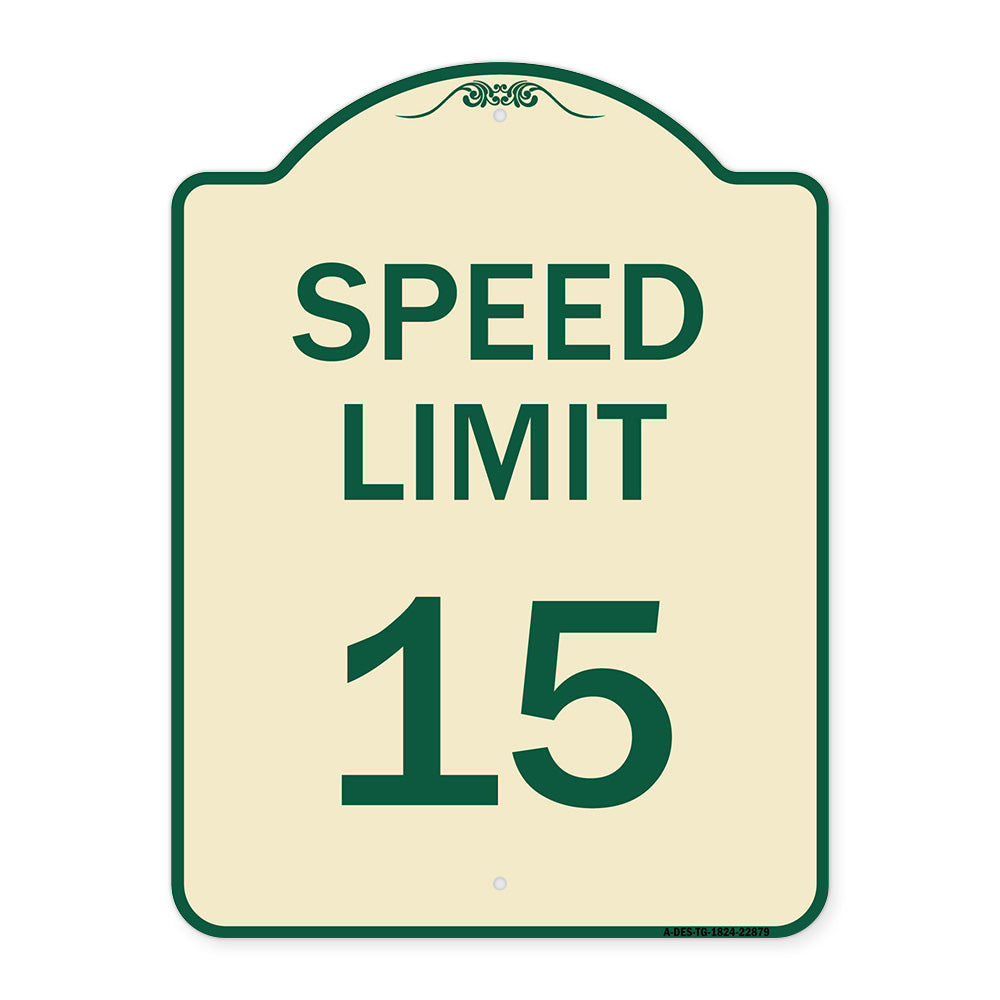 Speed Limit 15 Mph