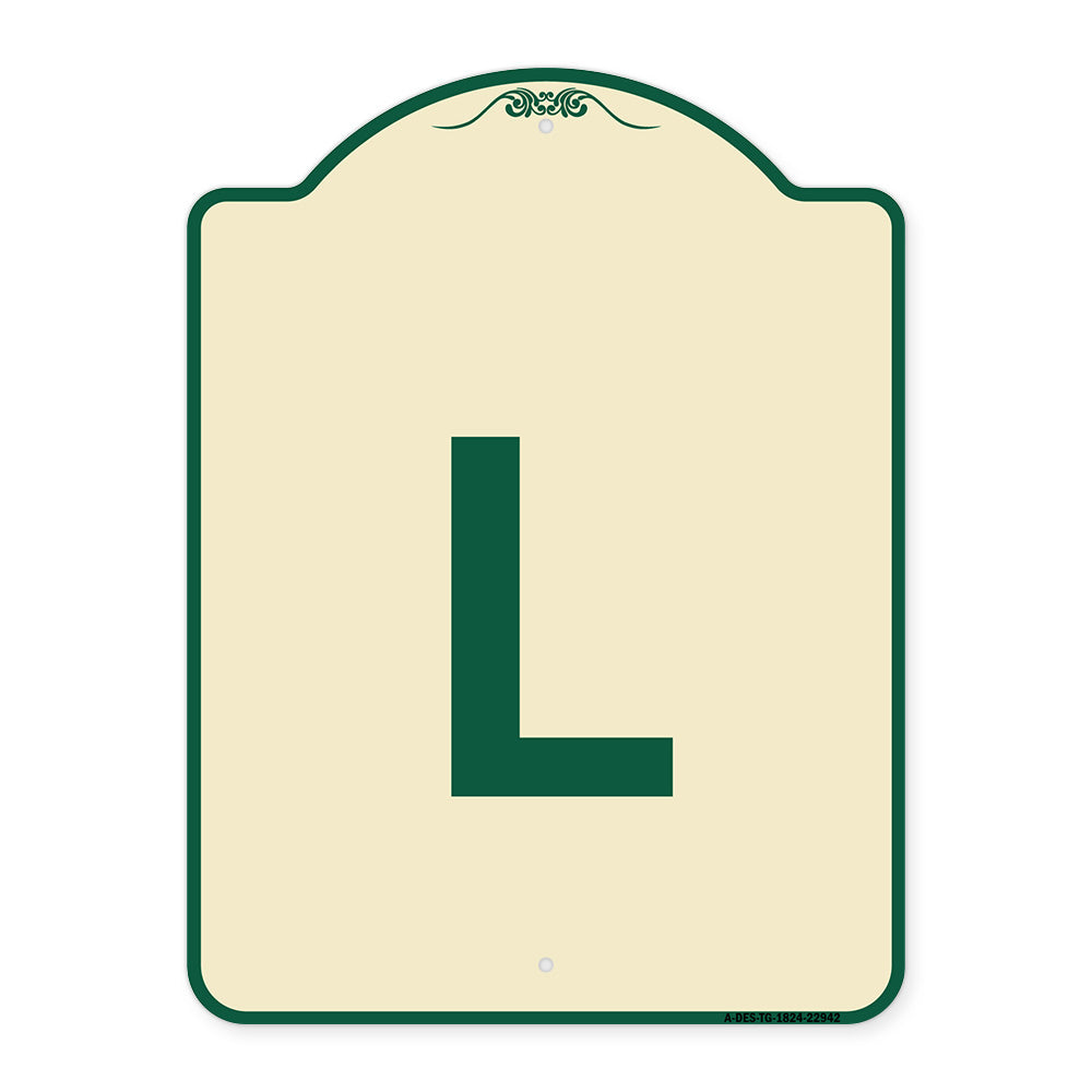 Sign with Letter L