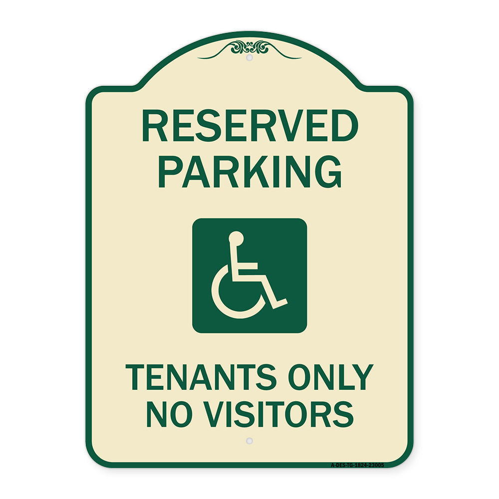 Reserved Parking Tenants Only No Visitors (With Graphic)