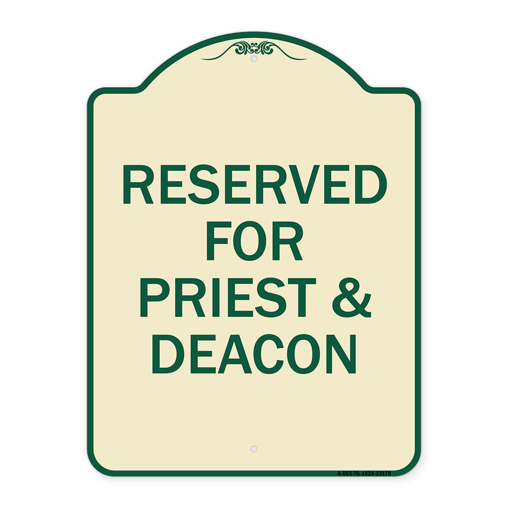 Reserved for Priest & Deacon