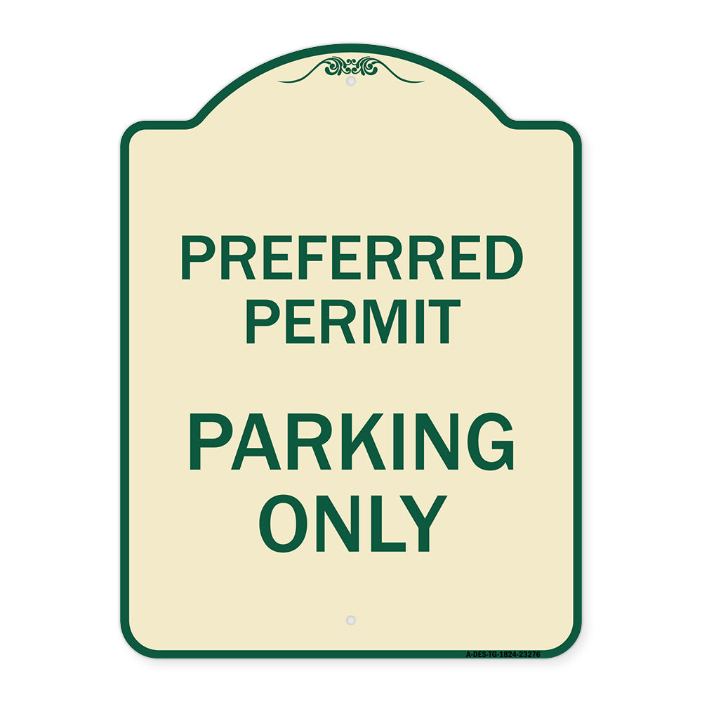 Preferred Permit Parking Only
