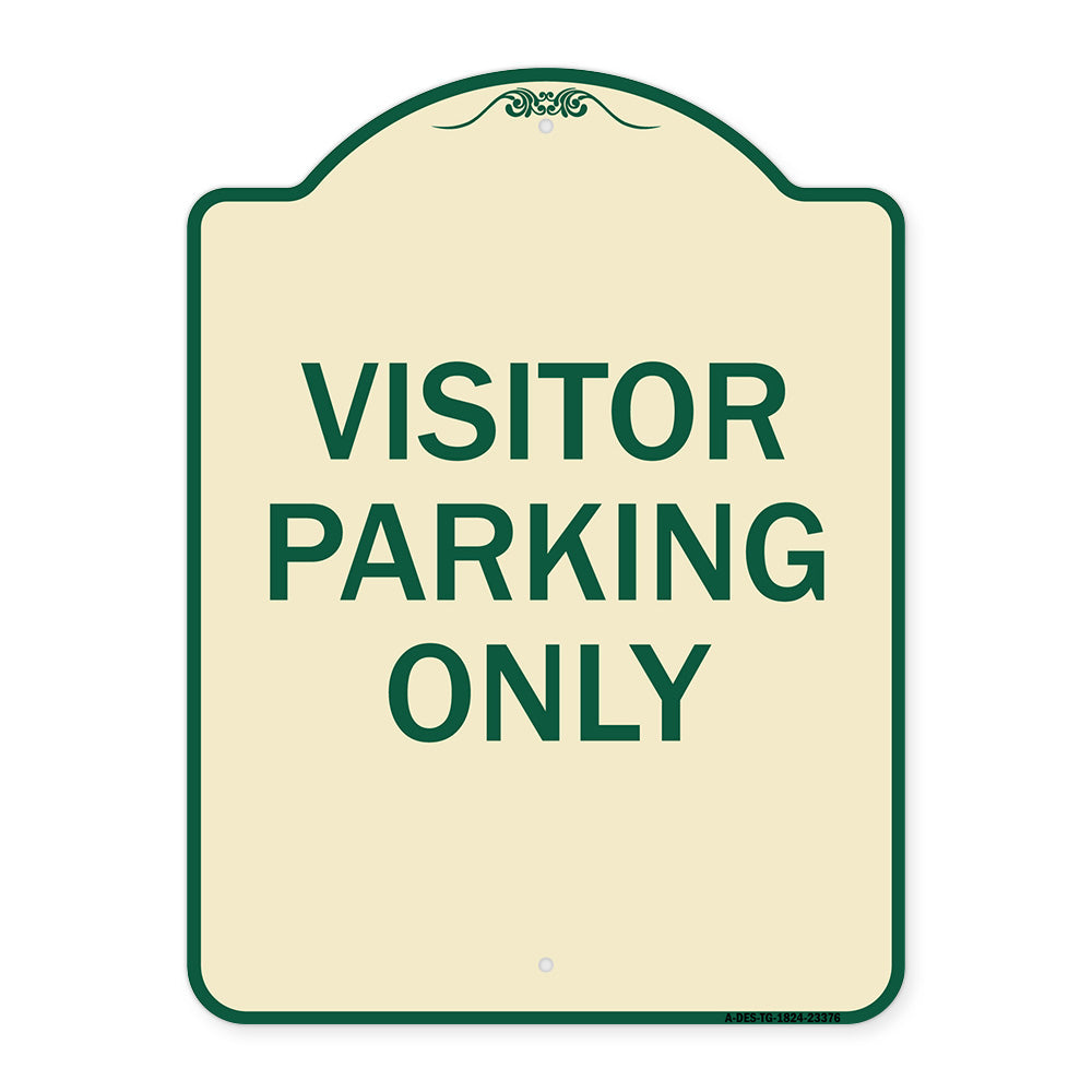 Parking Reserved Sign Visitor Parking Only