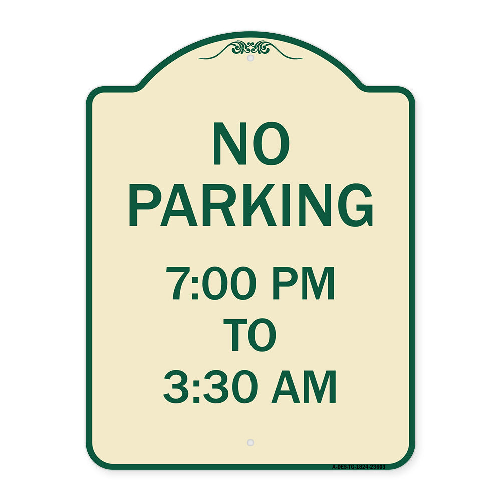 No Parking 7-00 Am to 3-30 Pm