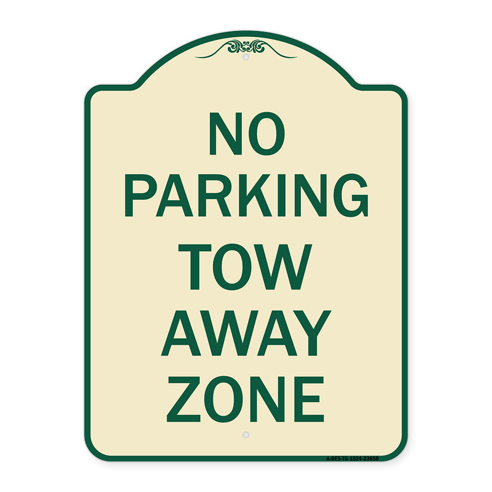 No Parking Tow Away Zone