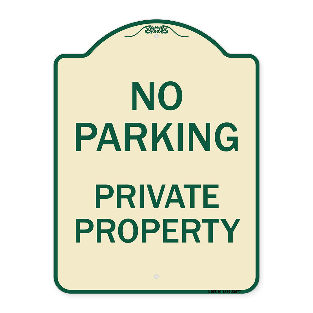 No Parking Private Property