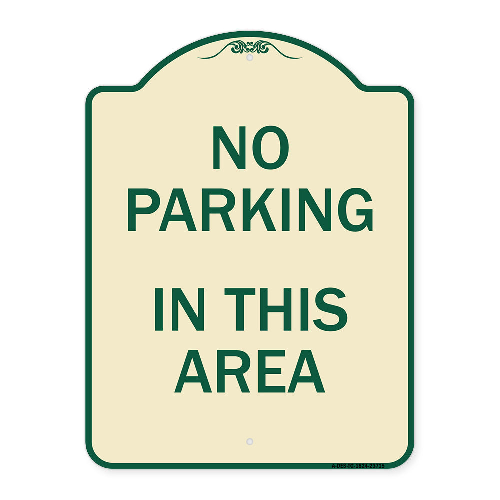 No Parking in This Area