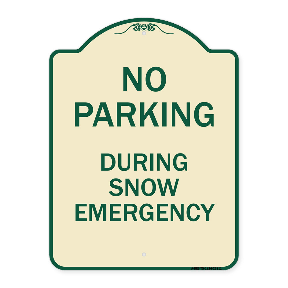 No Parking - During Snow Emergency