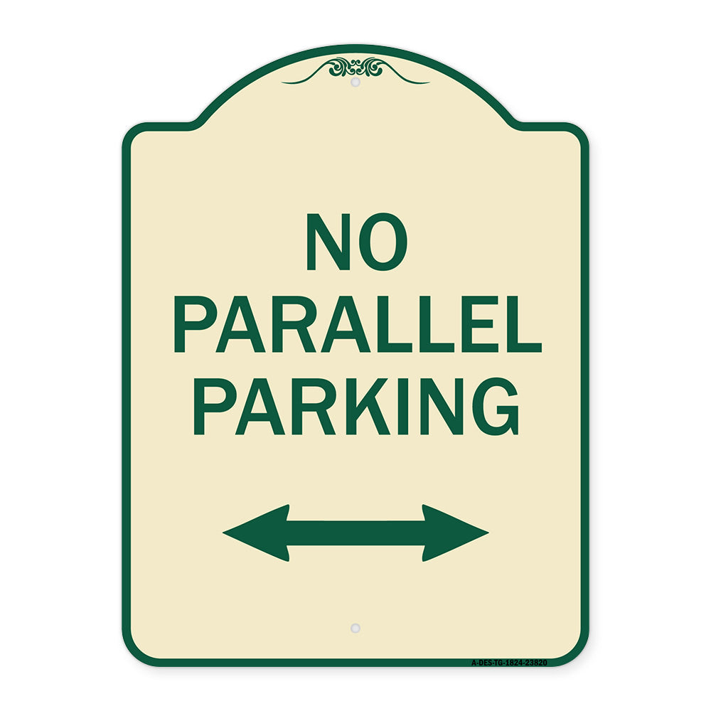 No Parallel Parking with Bidirectional Arrow
