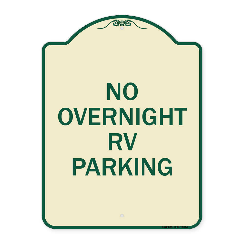 No Overnight RV Parking