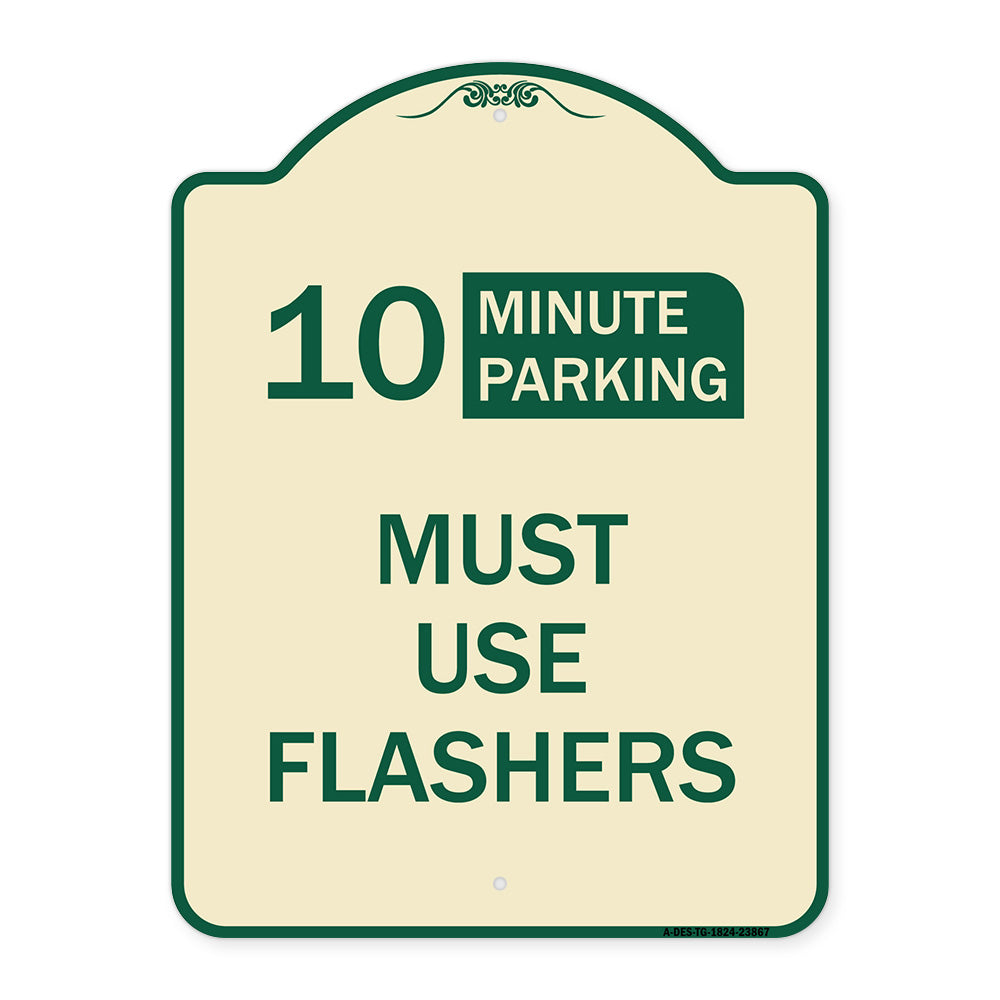 Must Use Flashers (Choose Your Limit) Minute Parking
