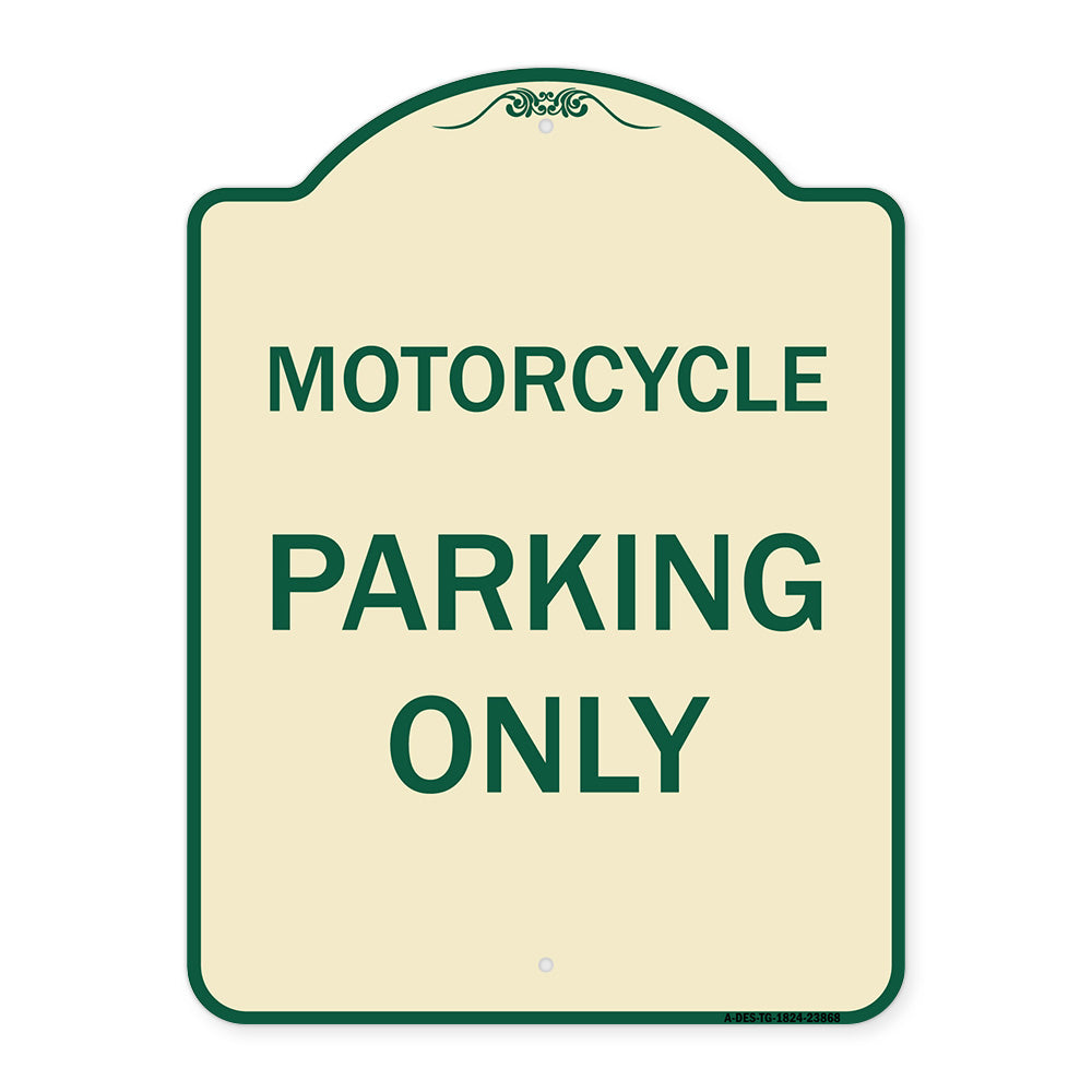 Motorcycle Parking Only