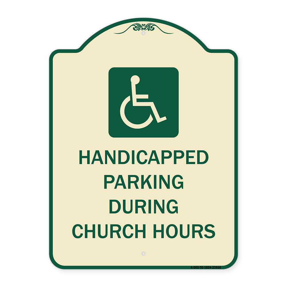 Handicapped Parking During Church Hours (With Graphic)