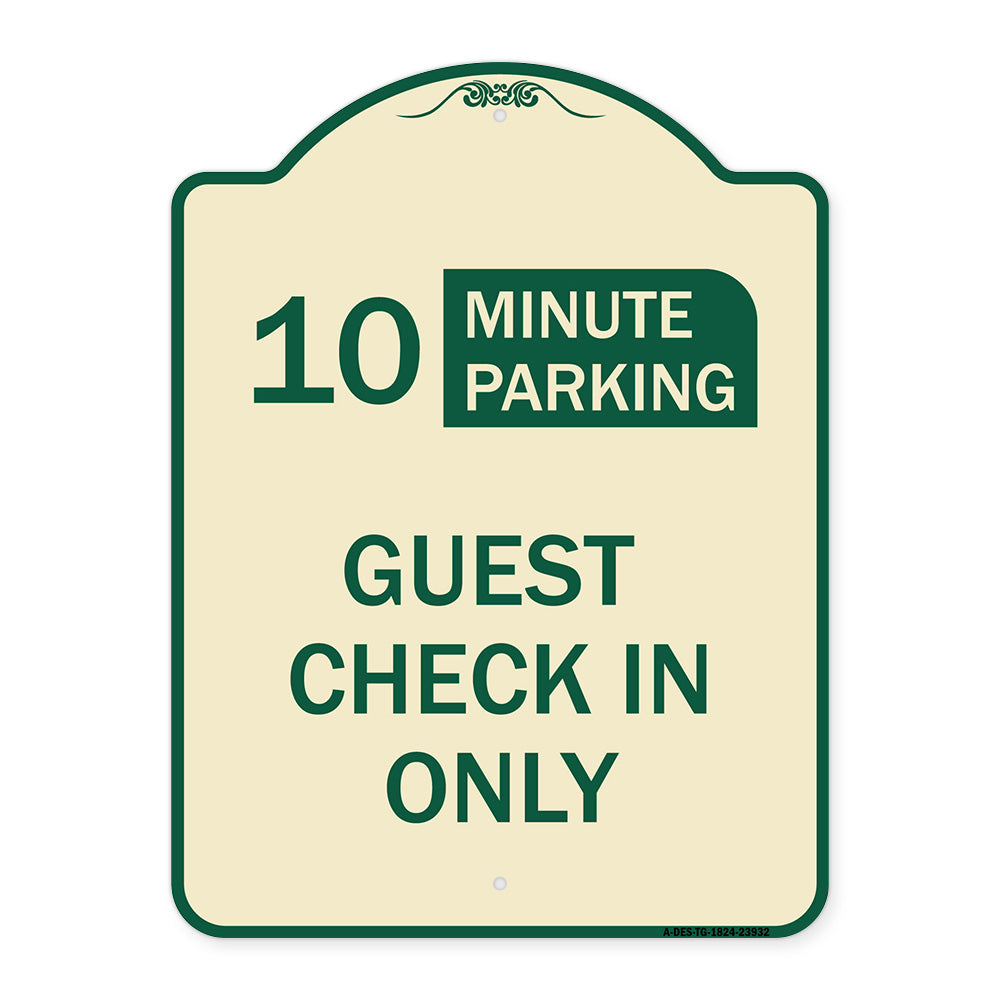Guest Check in Only (Choose Your Limit) Minute Parking