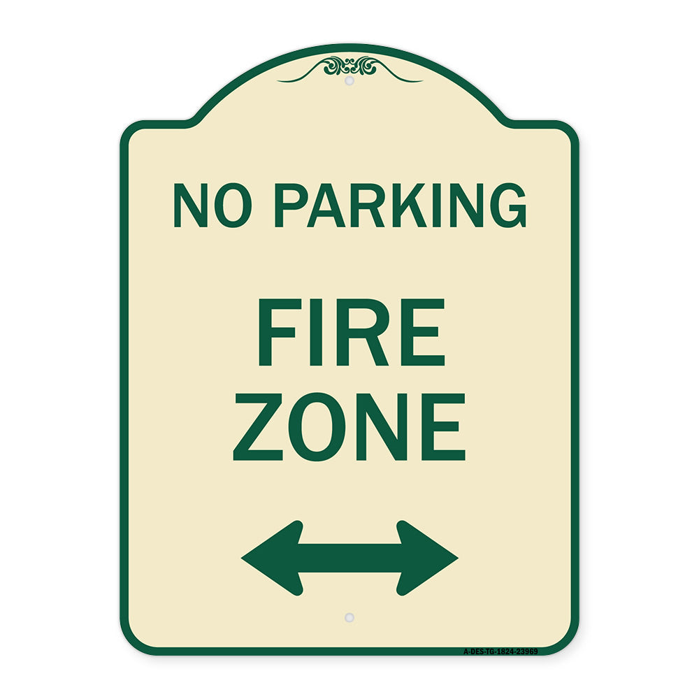 Fire Zone with Bidirectional Arrow