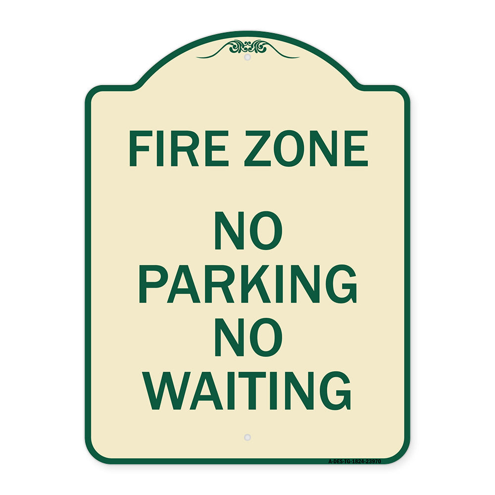 Fire Zone No Parking No Waiting