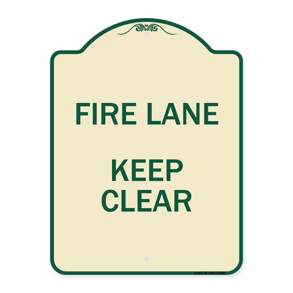 Fire Lane Keep Clear