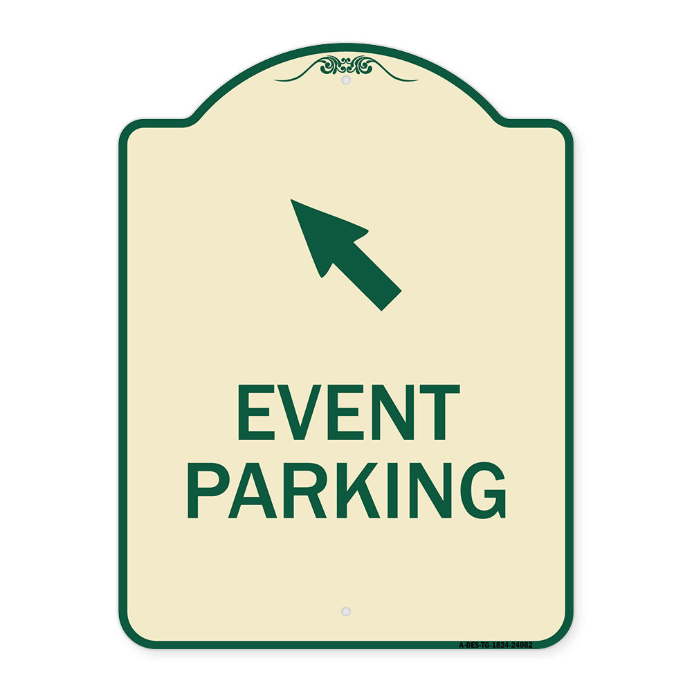 Event Parking (Up Left Arrow Symbol)