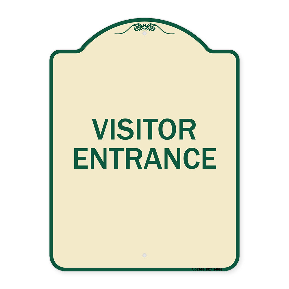 Entrance Sign Visitor Entrance