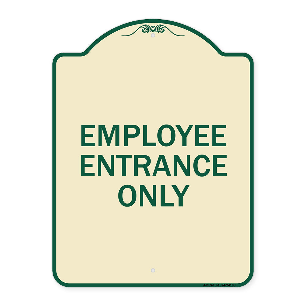 Employee Entrance Only