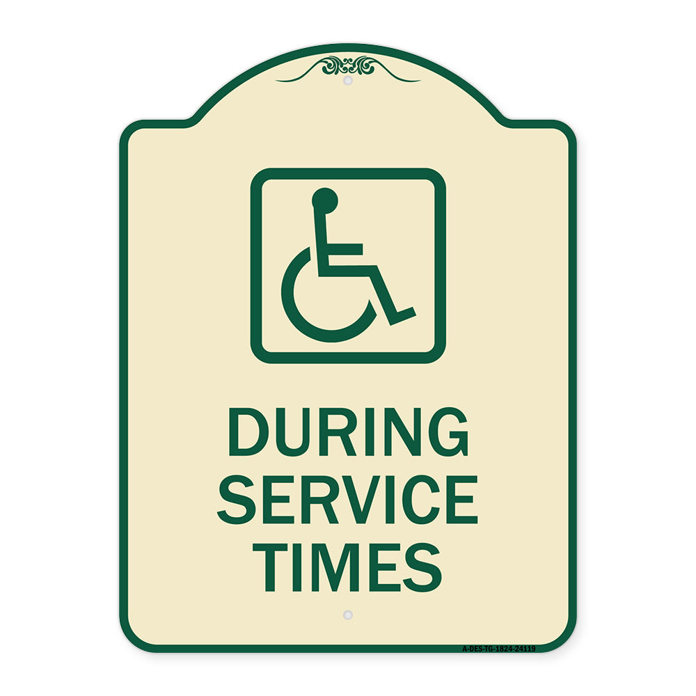 During Service Times (With Graphic)