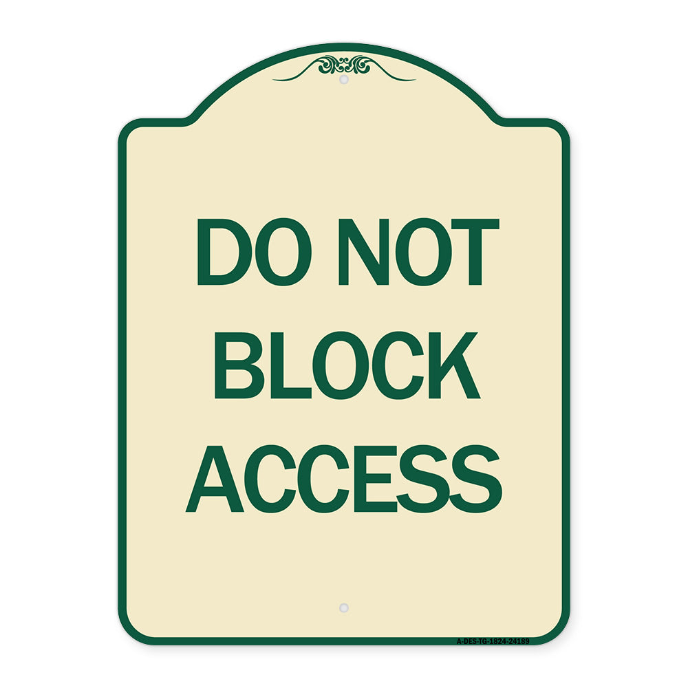Do Not Block Access