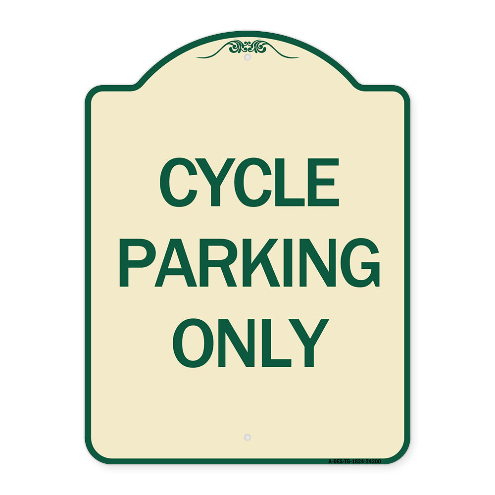 Cycle Parking Only